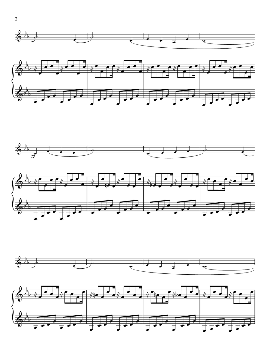 Tchaikowsky Swan Lake Variation Violin Solo scores gallery preview page 2