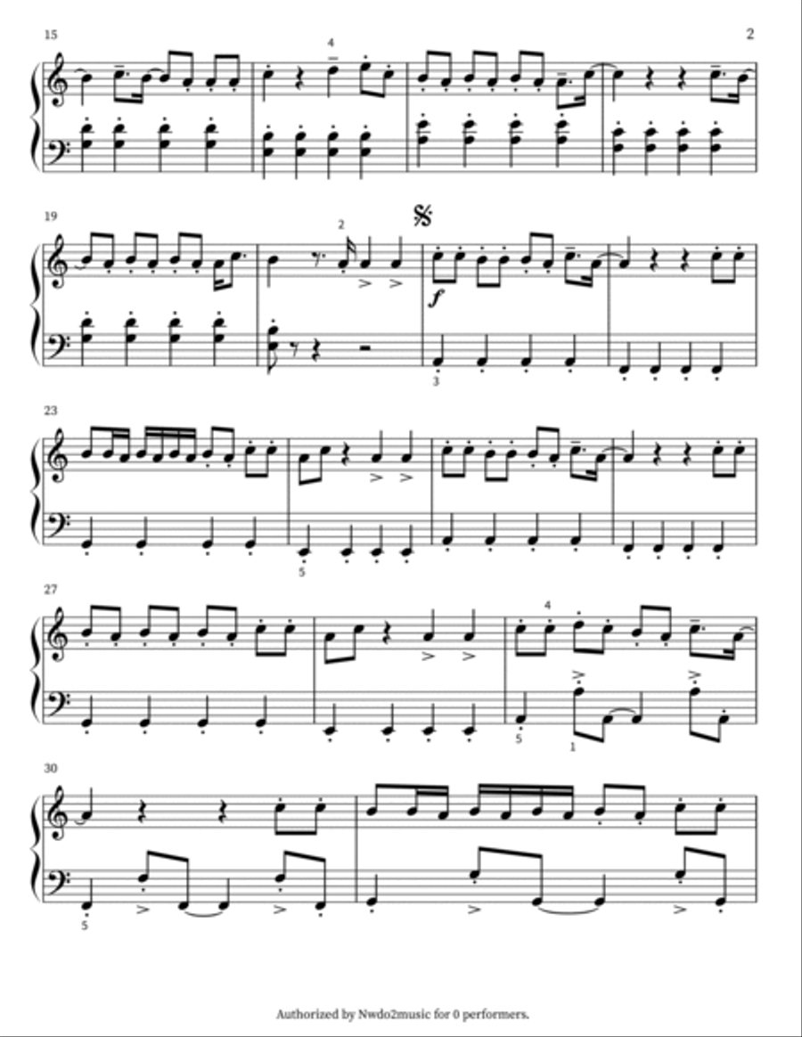 Dance Monkey by Tones And I Easy Piano Digital Sheet Music Sheet Music Plus