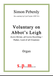 Organ Voluntary on Abbot's Leigh (Love Divine / Father, Lord of all Creation) by Simon Peberdy