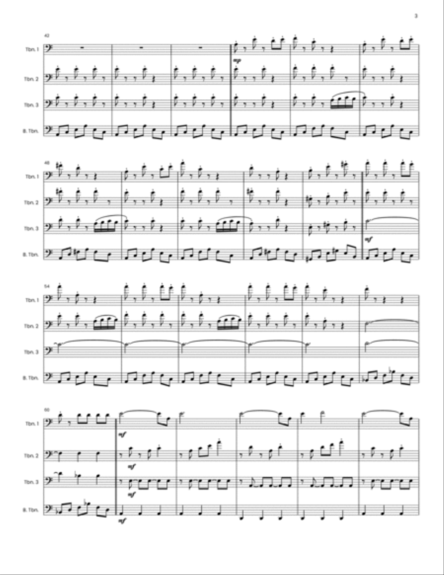 Spider Man: Homecoming Trombone scores gallery preview page 3