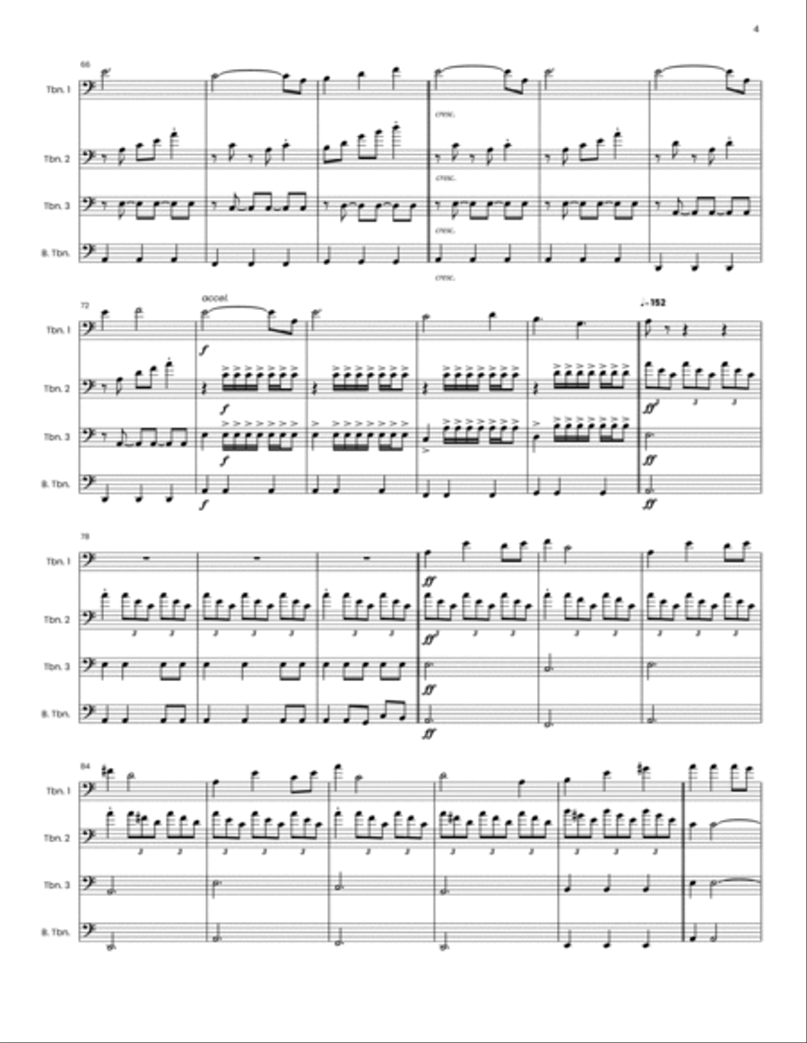 Spider Man: Homecoming Trombone scores gallery preview page 4