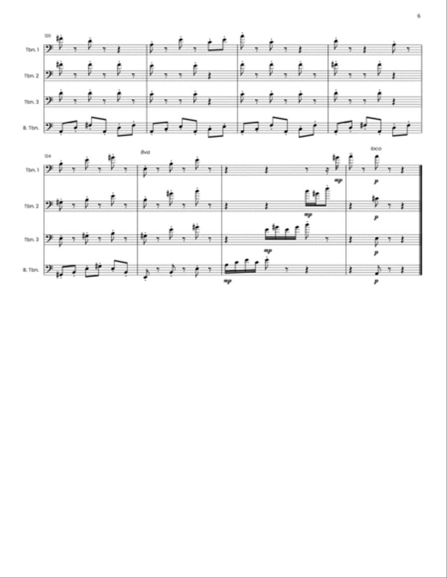 Spider Man: Homecoming Trombone scores gallery preview page 6