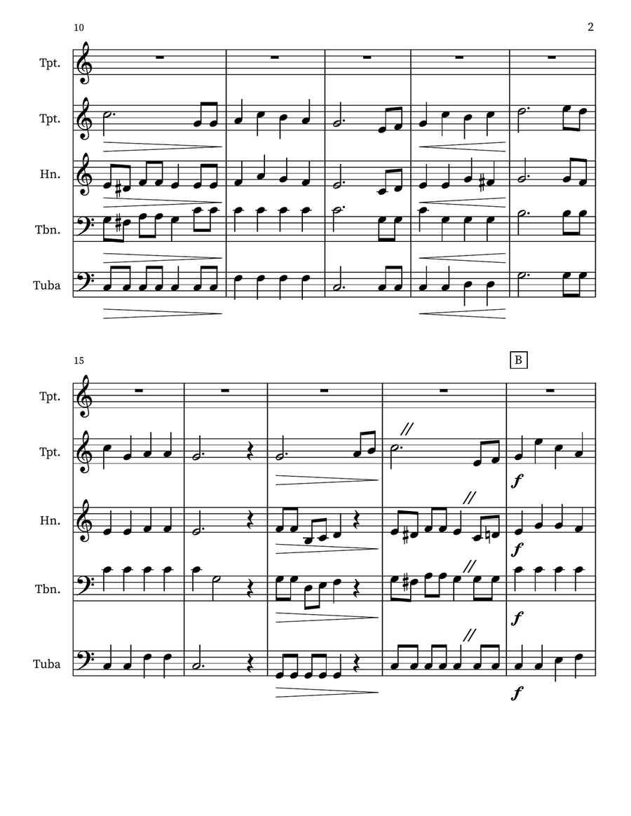 Let Him In Let Him In Small Ensemble scores gallery preview page 2