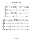 Highland Boat Song