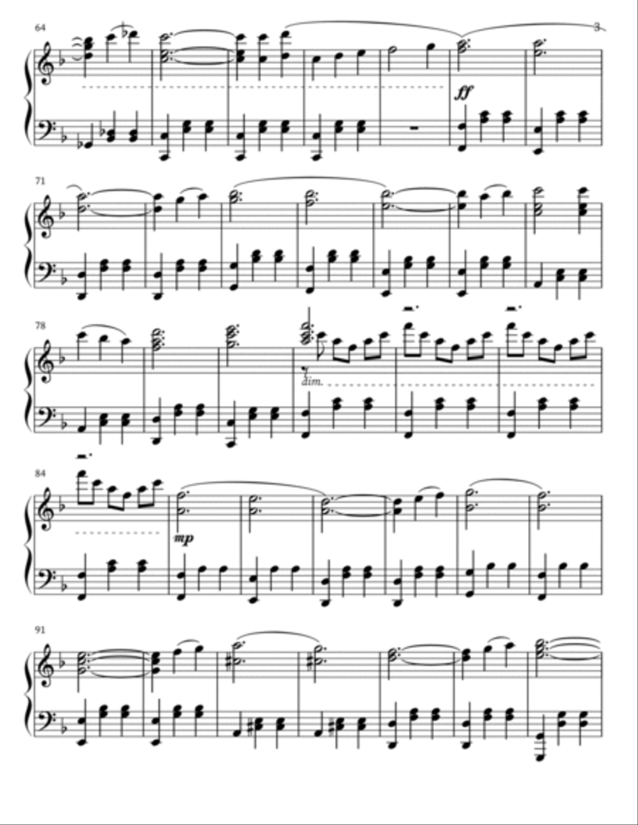 La Valse De L'amour Voice scores gallery preview page 3