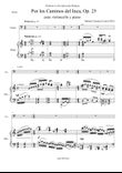 Por los Caminos del Inca, Op. 25 for cello and piano