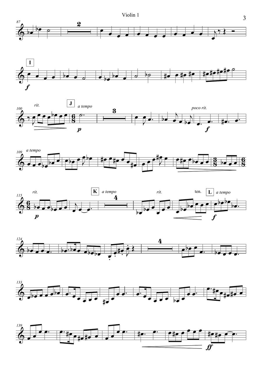 Ploughman's Progress (set of parts for string quartet) String Quartet scores gallery preview page 5