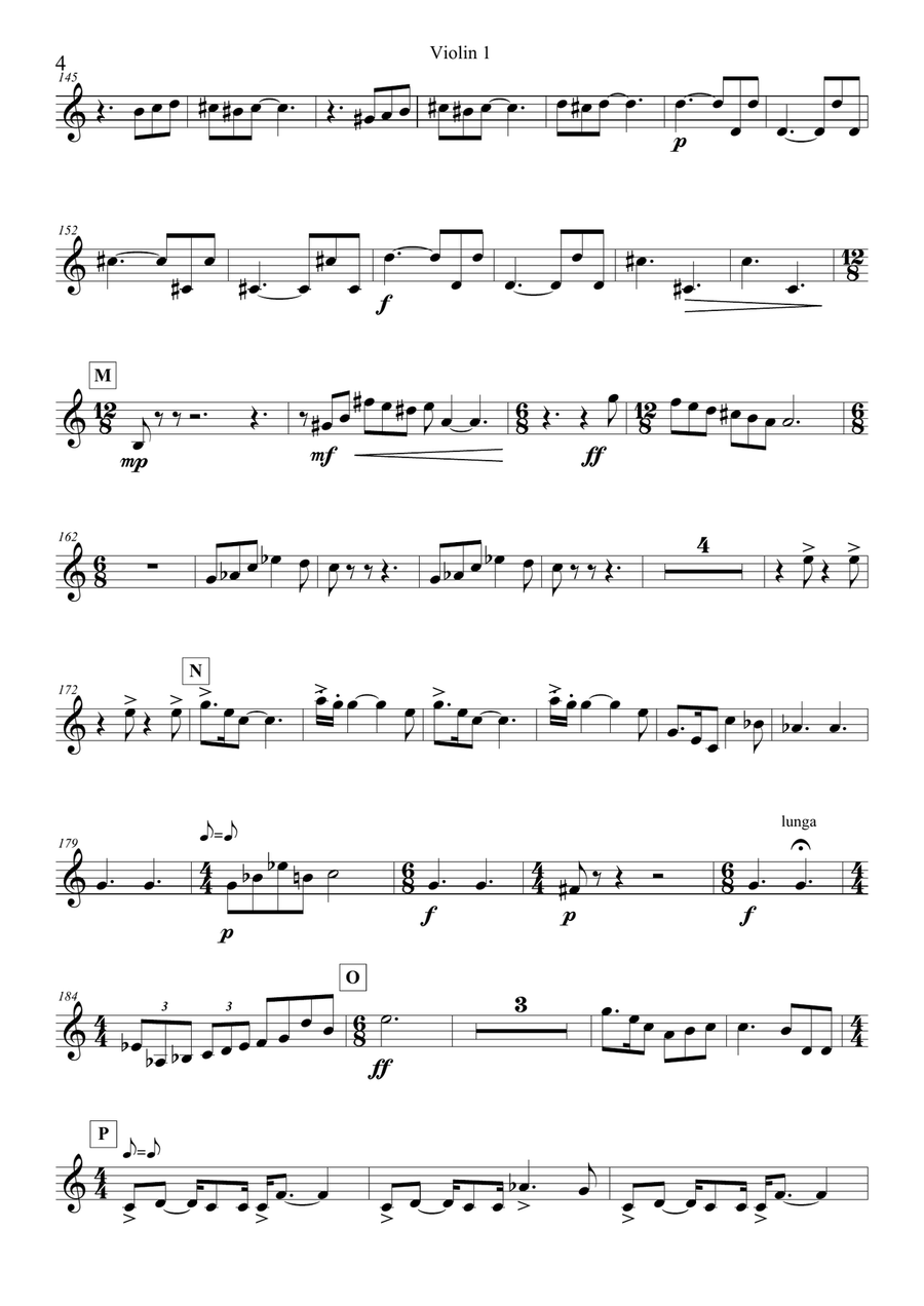 Ploughman's Progress (set of parts for string quartet) String Quartet scores gallery preview page 6