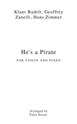 He's A Pirate