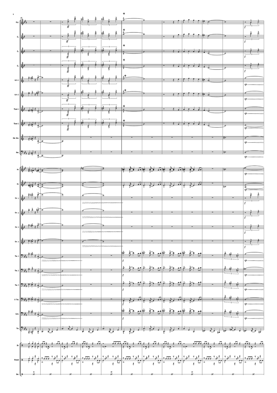 Tank! Tank! Marching Band scores gallery preview page 6