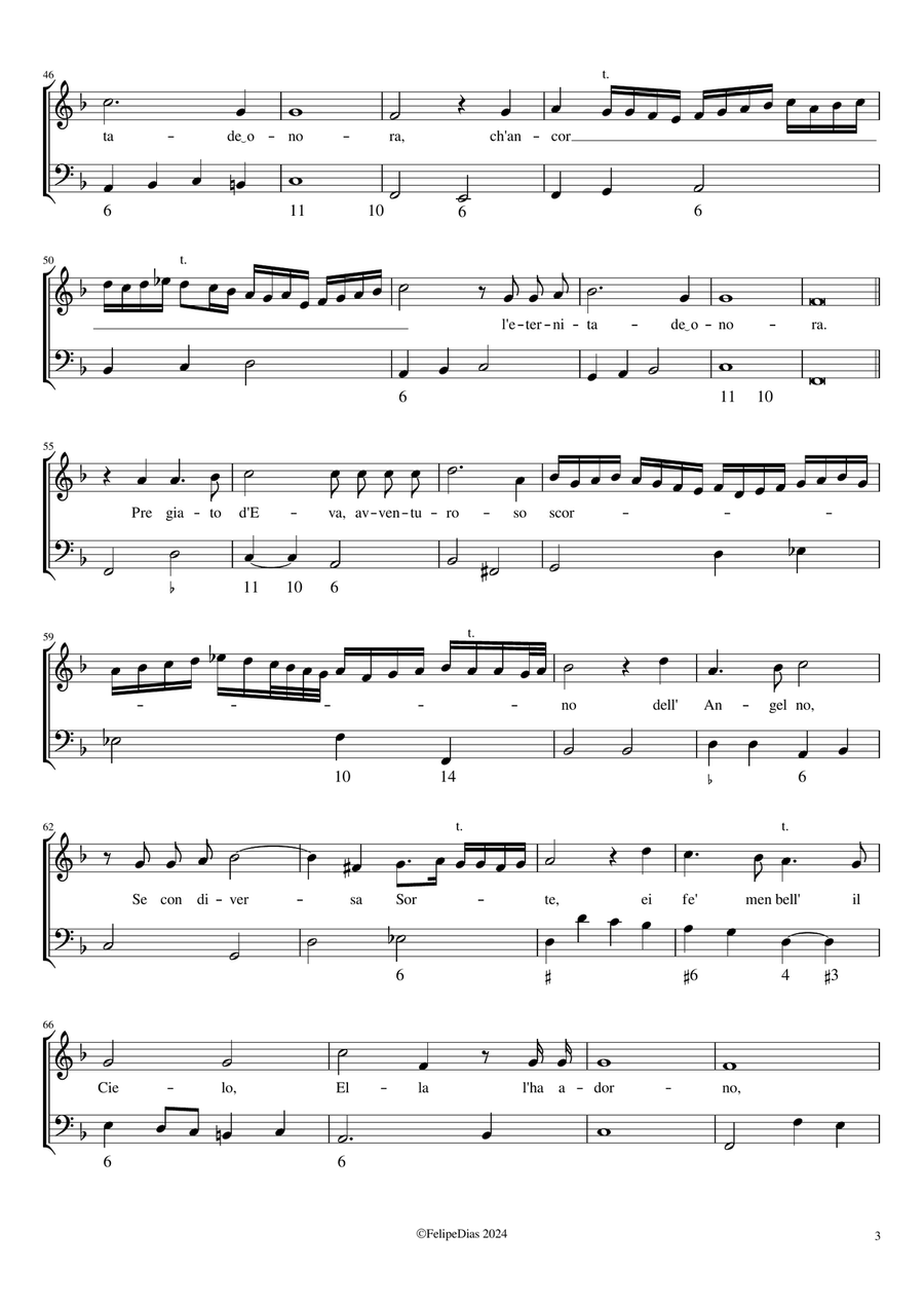 Chi è costei Chi è costei Voice Solo scores gallery preview page 3