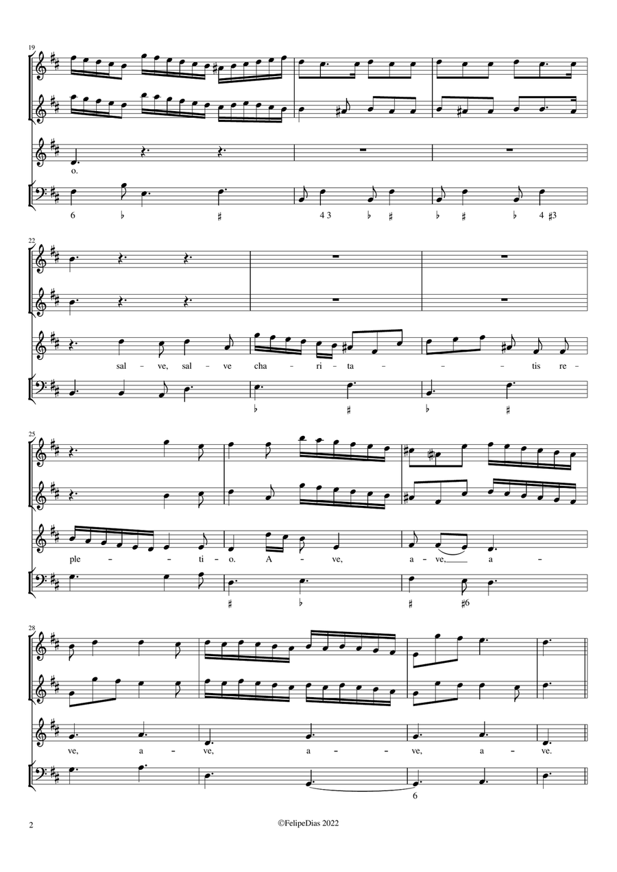 Ave suavis dilectio Ave suavis dilectio Small Ensemble scores gallery preview page 2