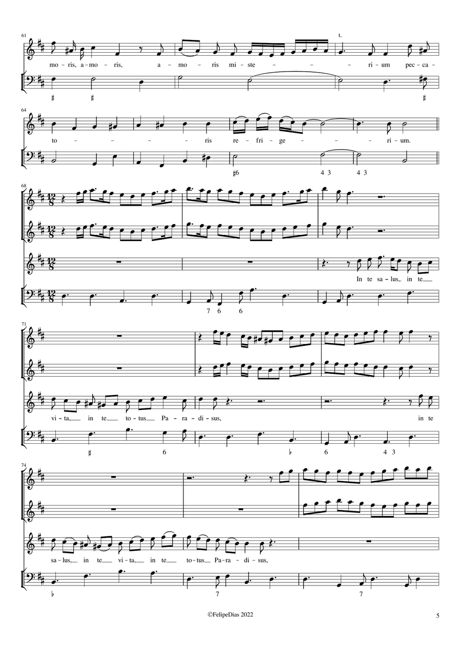 Ave suavis dilectio Ave suavis dilectio Small Ensemble scores gallery preview page 5