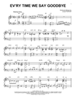 Ev'ry Time We Say Goodbye [Jazz version] (from Seven Lively Arts) (arr. Brent Edstrom)