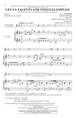 Let Us Talents And Tongues Employ (arr. John Leavitt)