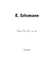 R. Schumann - Piano Trio No. 2, op. 80