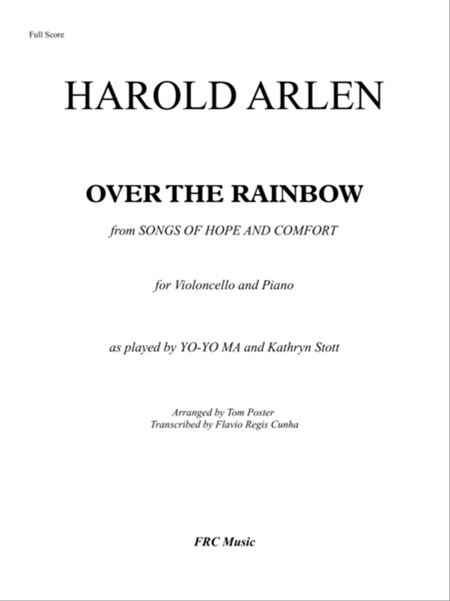 Over The Rainbow Piano scores gallery preview page 2