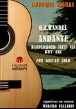 ANDANTE - SUITE VII - BWV 432 - G.F.HANDEL - FOR GUITAR SOLO