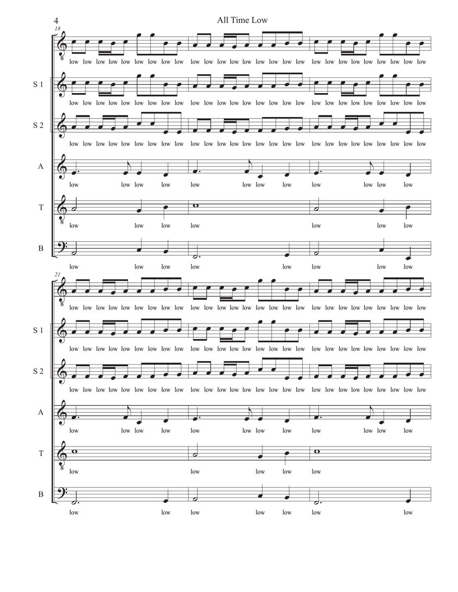 All Time Low All Time Low Divisi scores gallery preview page 4