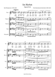 Mendelssohn, F: Im Herbst Op.9, N.5 - arrangement for string quartet and High voice