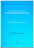 Legrenzi - Che fiero costume (Easy Piano Version)