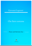 Legrenzi - Che fiero costume (Piano and Baritone Sax)