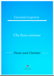 Legrenzi - Che fiero costume (Piano and Clarinet)