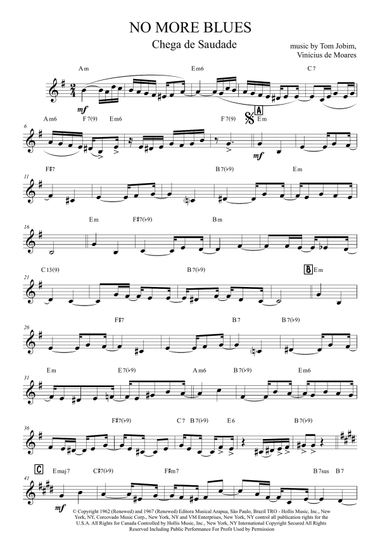Chega De Saudade (no More Blues)