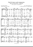 God of mercy and compassion - Arr. José C. Cordonero