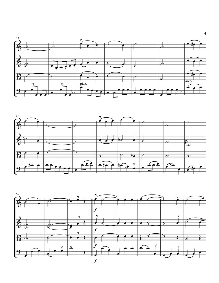 La Varsoviana & Olas Que el Viento Arrastra, Two Mexican Folk Songs for String Trio String Trio scores gallery preview page 5