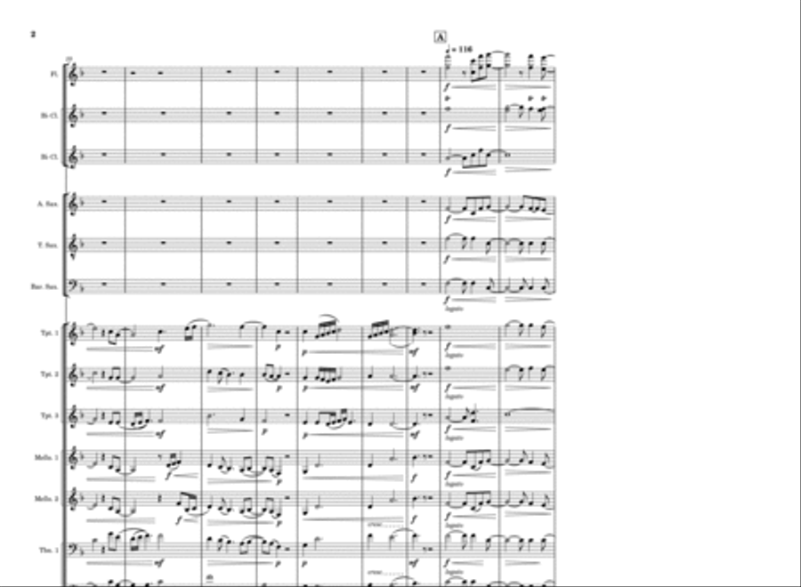 Hide And Seek Marching Band scores gallery preview page 2