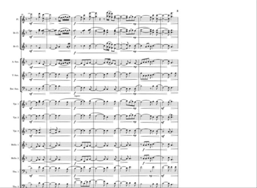 Hide And Seek Marching Band scores gallery preview page 3