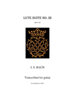 Bach Third Lute Suite BWV 995