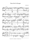 Piano Solo for Krueger