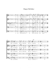 Happy Birthday (Male voices acapella)