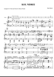 Kol Nidrei arranged for Violin and Piano