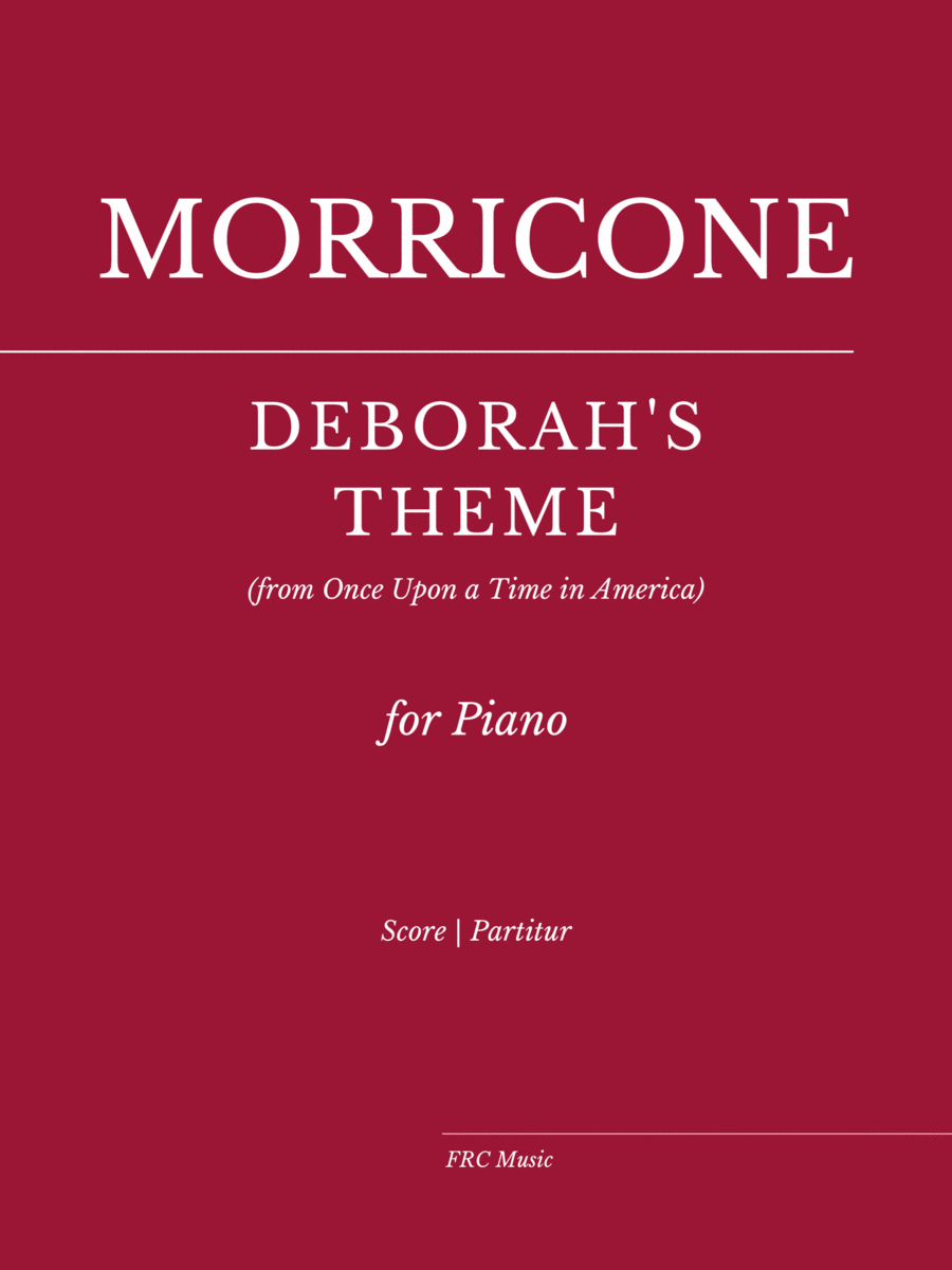 Deborah's Theme Piano Solo scores gallery preview page 1