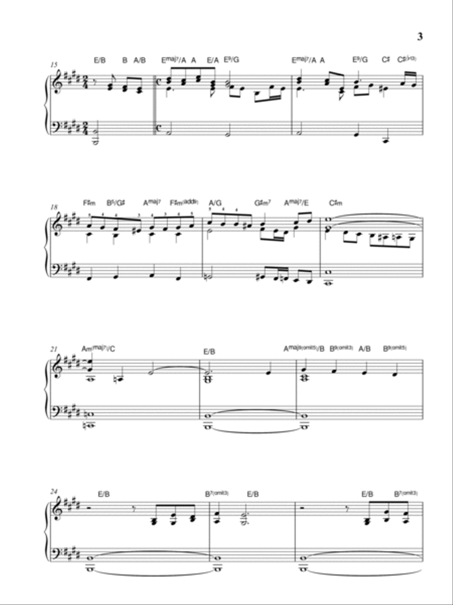 Deborah's Theme Piano Solo scores gallery preview page 4