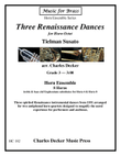 Three Renaissance Dances for Horn Octet