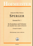 Konzert Nr. 1 für Kontrabass und Orchster / KlA