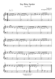 Itsy Bitsy Spider (Kids' Piano)