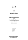 C.T.V. for Tango Sextet in the Style of Orlando Goñi