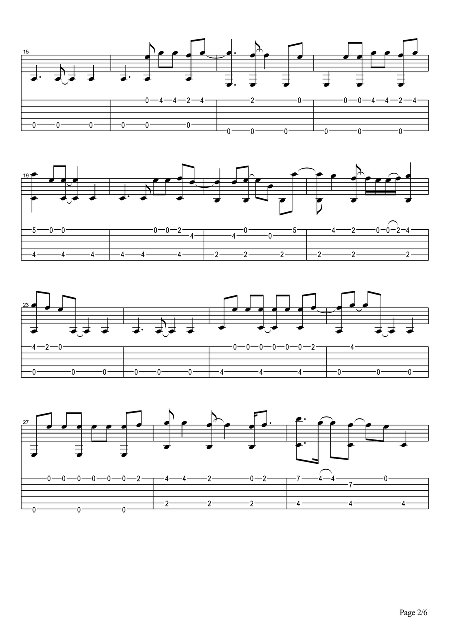 Photograph Photograph Acoustic Guitar scores gallery preview page 2