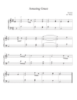 Amazing Grace - intermediate piano