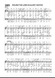 Round the Lord in glory seated
