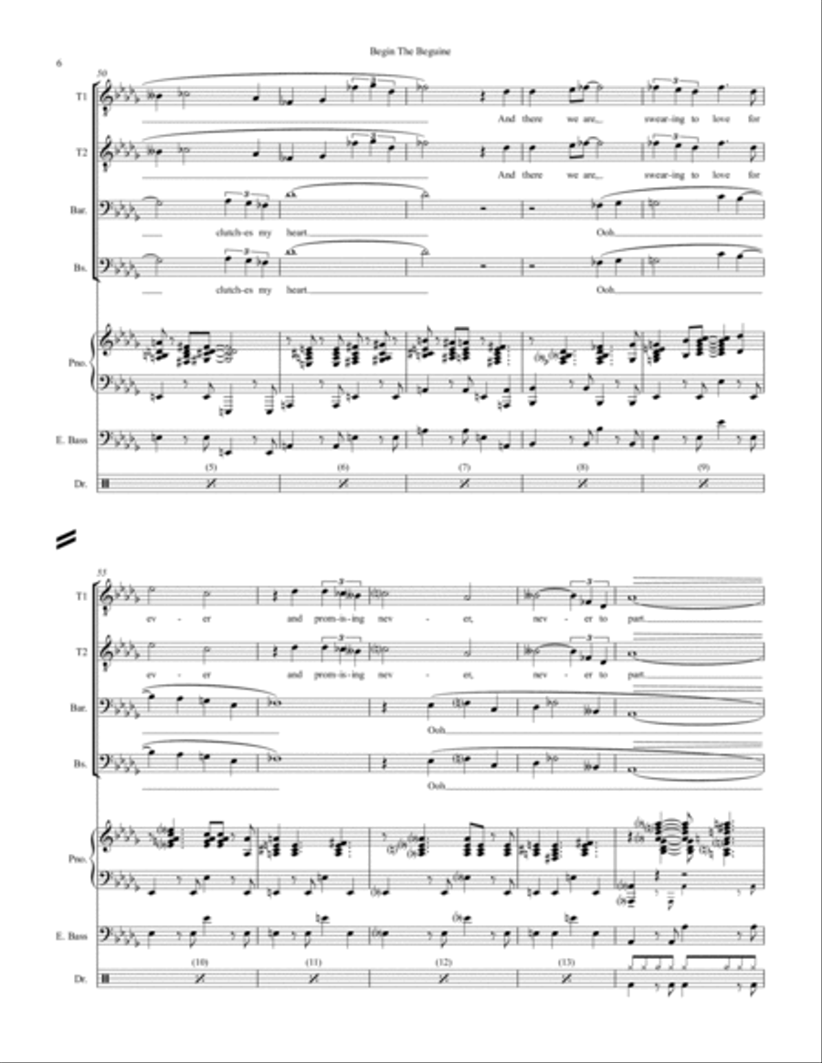Begin The Beguine Small Ensemble scores gallery preview page 6