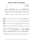 Ride On, Ride On In Majesty (Brass Quartet and Organ) mini preview