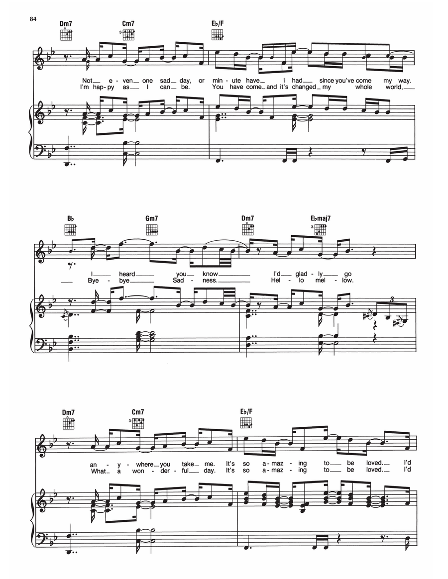 So Amazing So Amazing Piano, Vocal, Guitar scores gallery preview page 2