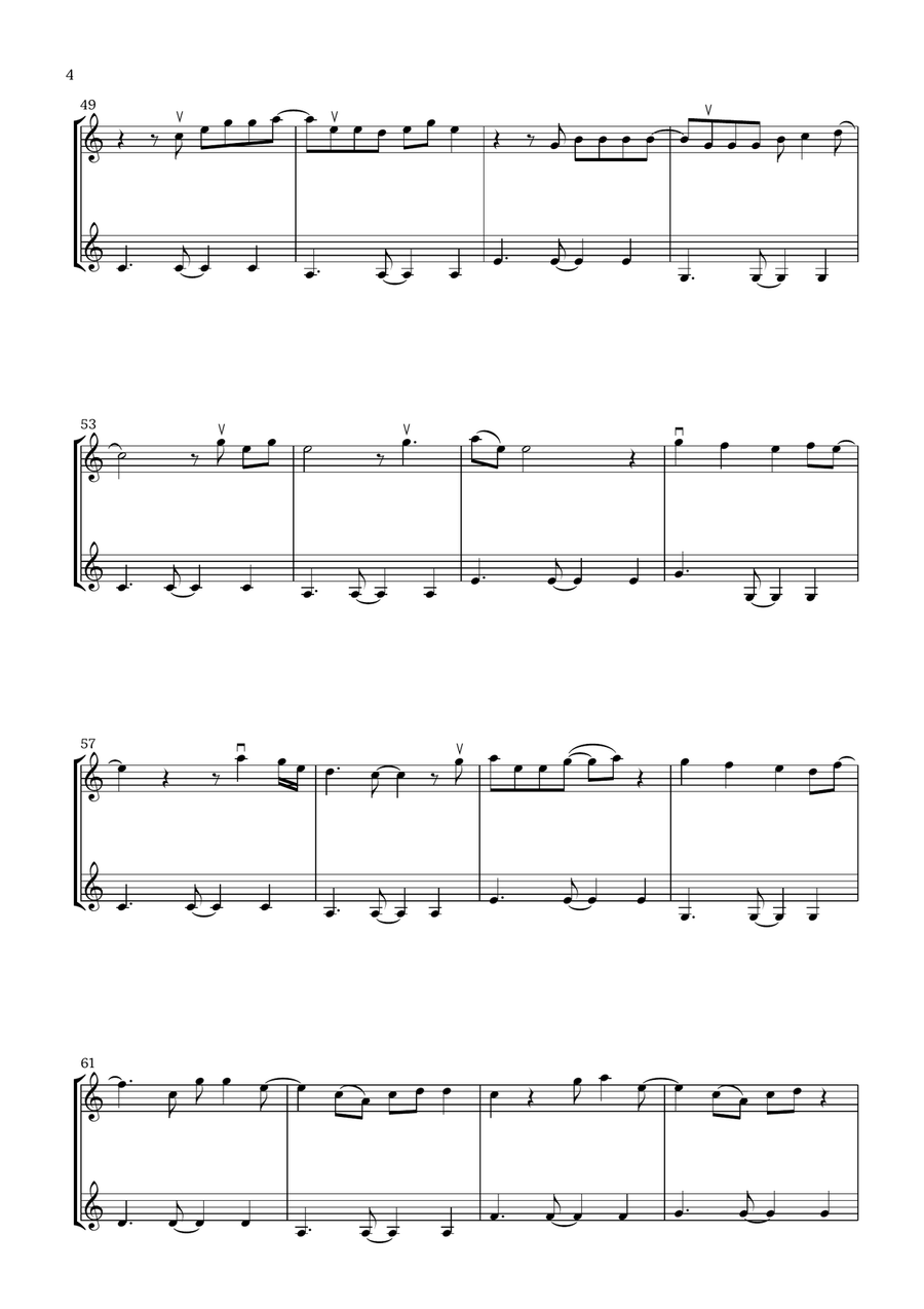 Save Your Tears Save Your Tears String Duet scores gallery preview page 4