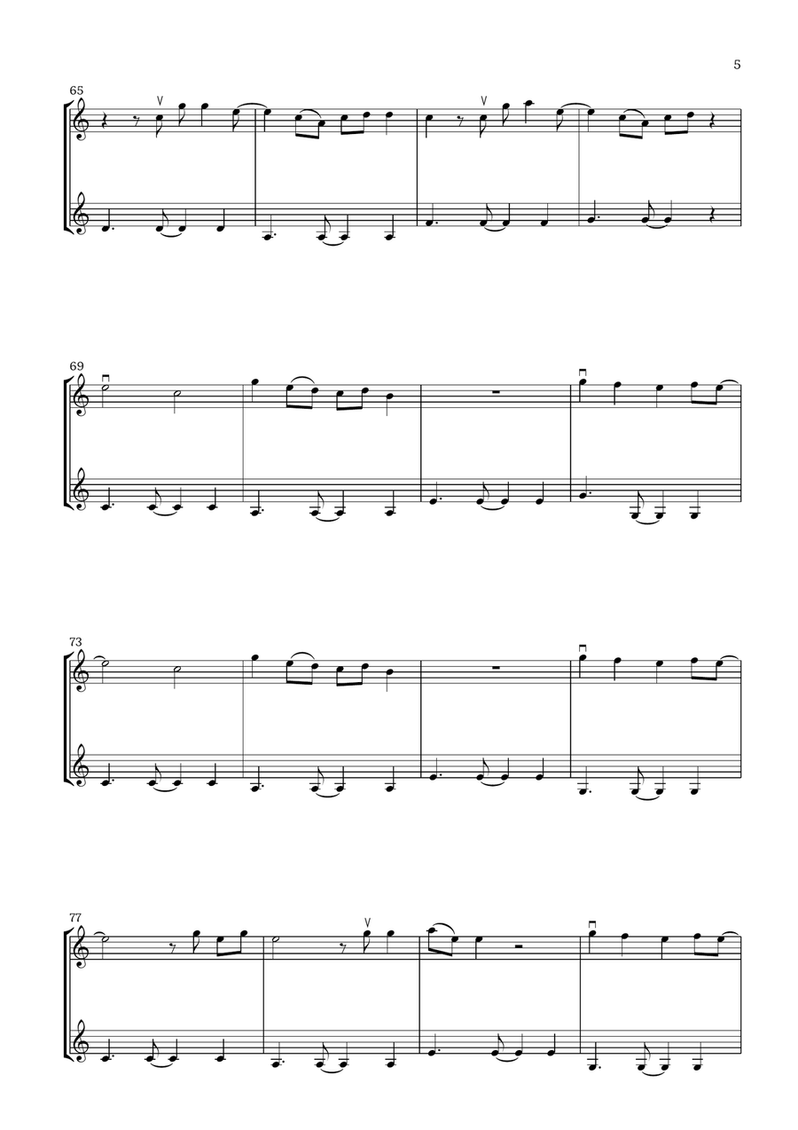 Save Your Tears Save Your Tears String Duet scores gallery preview page 5